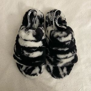 UGG Australia Kids Fluff Yeah Marble Slide